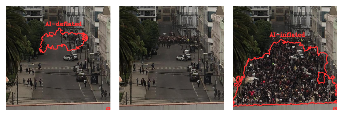Seeing is Deceiving? AI-Manipulated Images and Protest Size Perception